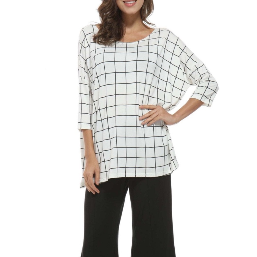 Bamboo round neck tunic - Picture 2 of 8